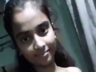 Indian teen solo first time clip