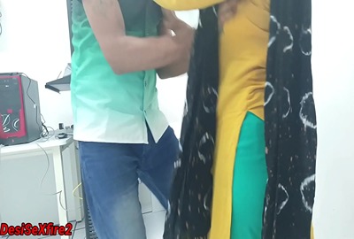 Office sex video of a man with his slut bhabhi