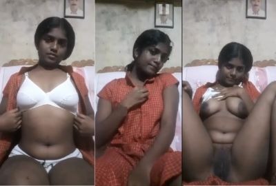 Desi nude girl shows her sexy body in Tamil sex video