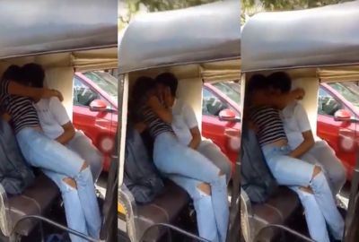 Horny 18 yr old Indian teen sex in the rickshaw with her BF