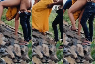 Outdoor Marathi sex MMS of a desi laborer and her owner