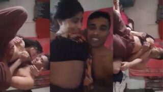 BF enjoys GF’s sexy body on camera in Indian sex video