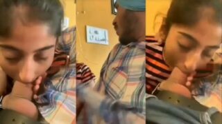 Guy with a turban gets a blowjob in Punjabi sex