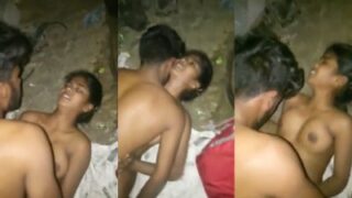 Poor girl fucks for money in Telugu sex video