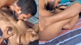 Kinky BF bites GF’s boobs and enjoys desi anal sex