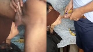 Kinky blindfold chocolate Indian sex video of a couple