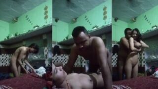 A village lady cheats on her husband and enjoys desi chudai