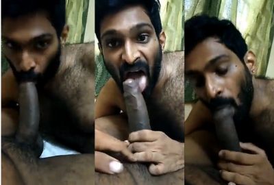 Desi gay xxx MMS of a Mumbai man sucking a dick