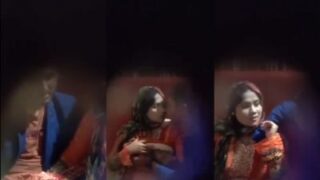 Restaurant enjoyment with a busty lady in Bangla sex video