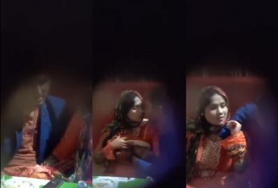 Restaurant enjoyment with a busty lady in Bangla sex video