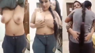 Young girls enjoy desi lesbian sex in hostel room