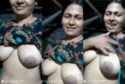 Desi nude Bangla milf shows her juicy boobs in MMS