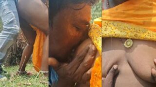 Outdoor Aadivasi sex MMS of a milf and her lover