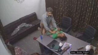 CCTV records boss’s desi office sex with his employee