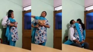 South Indian couple’s office sex in the cabin